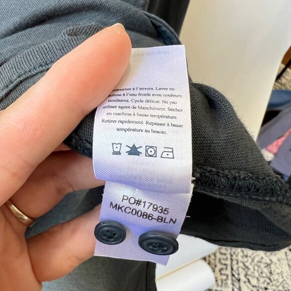 Faherty Men knit season shirt, Gray/blue, Size L - Picture 12 of 12